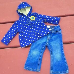 Old Navy jeans/ Carter jacket outfit 12 month